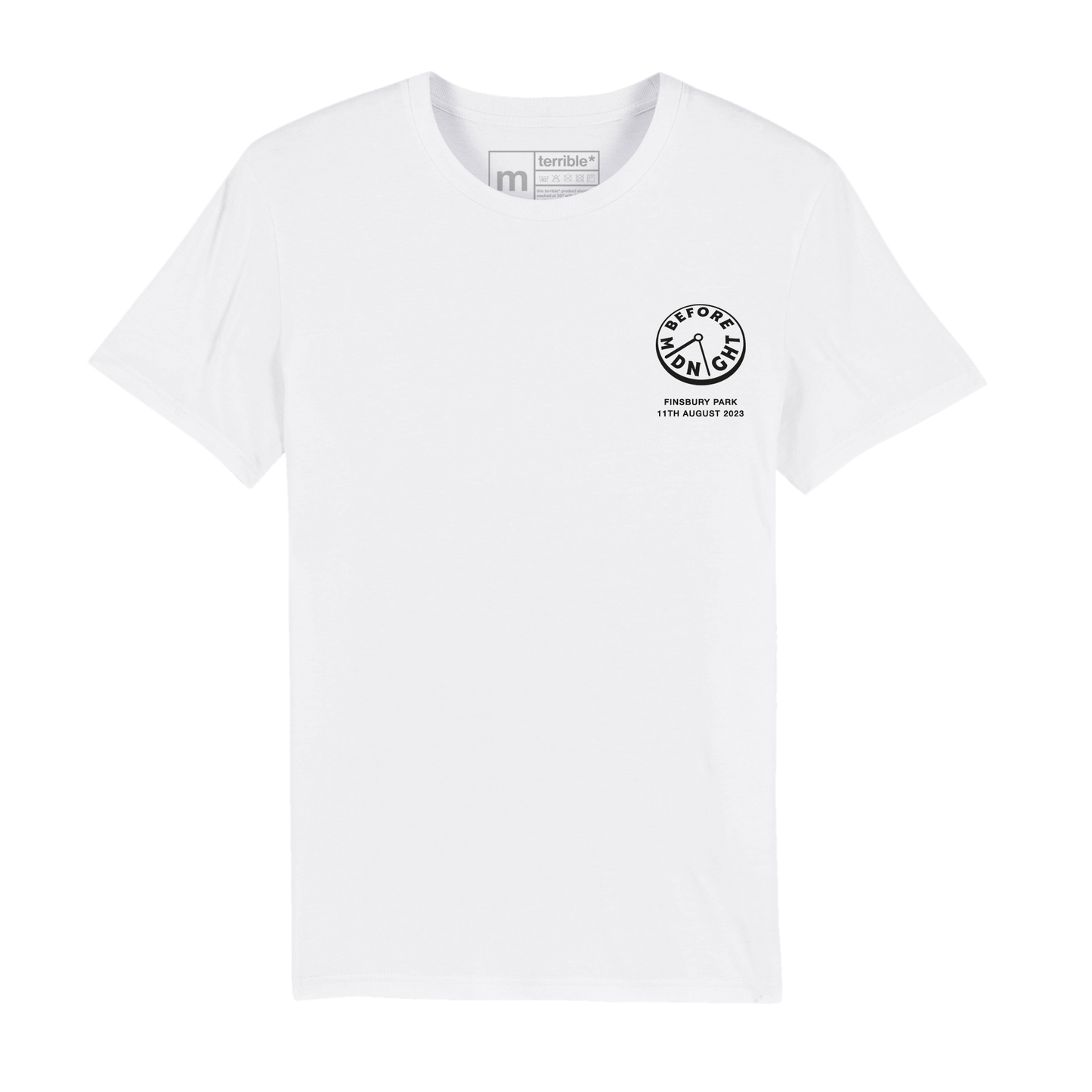 Before Midnight Finsbury Park Dated Tee - White